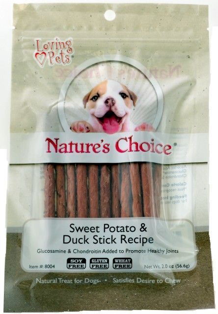 Loving Pets Nature's Choice Sweet Potato & Duck Meat Sticks