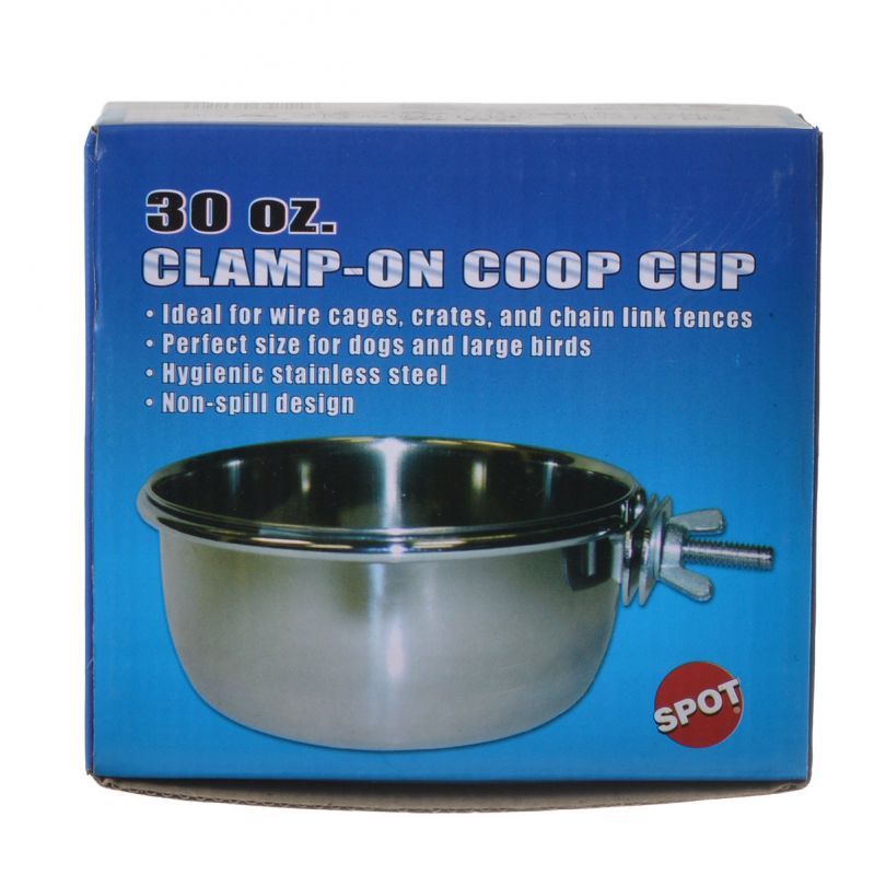 Spot Stainless Steel Coop Cup with Bolt Clamp