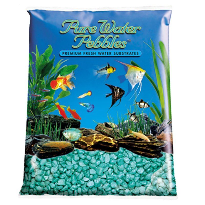 Pure Water Pebbles Aquarium Gravel - Emerald Green