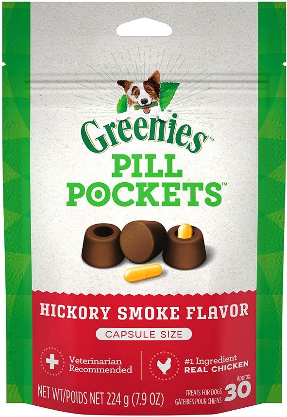 Greenies Pill Pockets Dog Treats Hickory Smoke Flavor