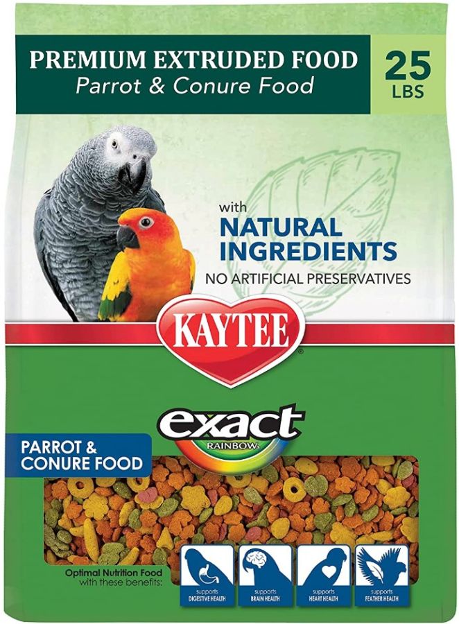Kaytee Exact Natural Parrot & Conure Food