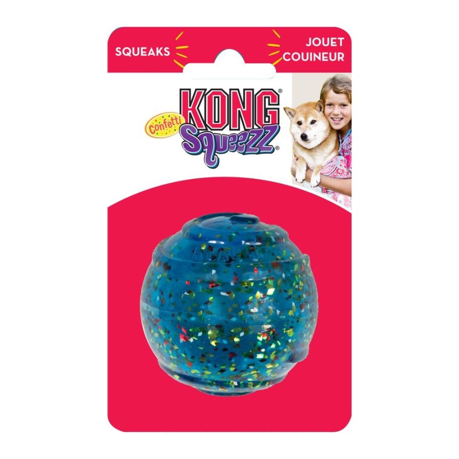 KONG Squeezz Confetti Ball Dog Toy