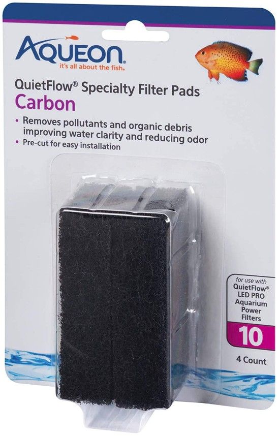 Aqueon QuietFlow Specialty Filter Pads Carbon