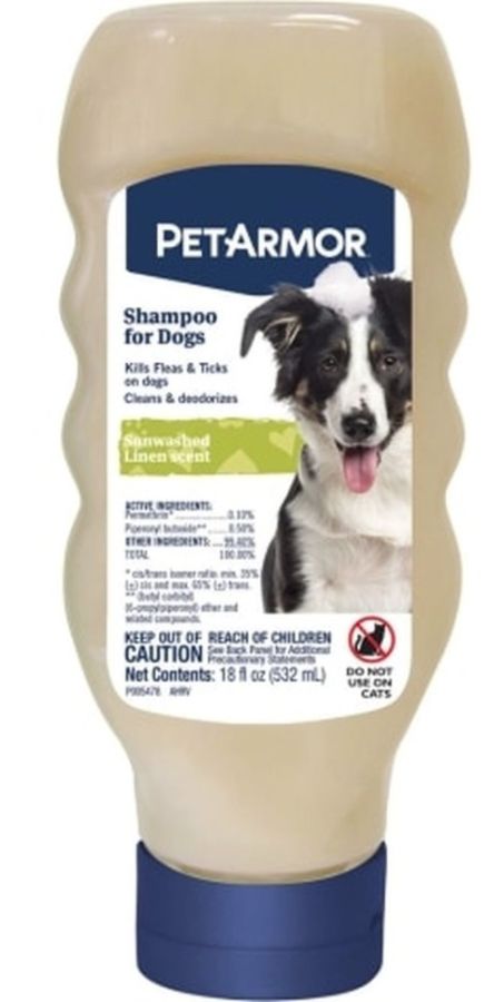PetArmor Flea and Tick Shampoo for Dogs Sunwashed Linen Scent