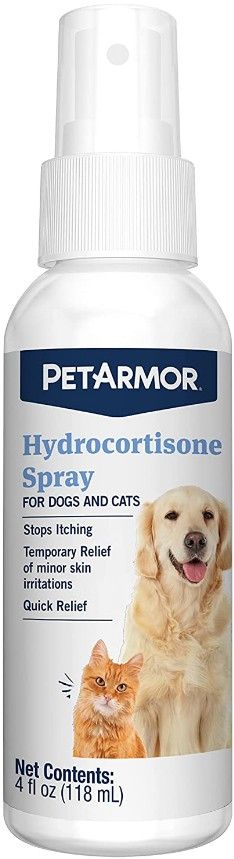 PetArmor Hydrocortisone Spray Quick Relief for Dogs and Cats