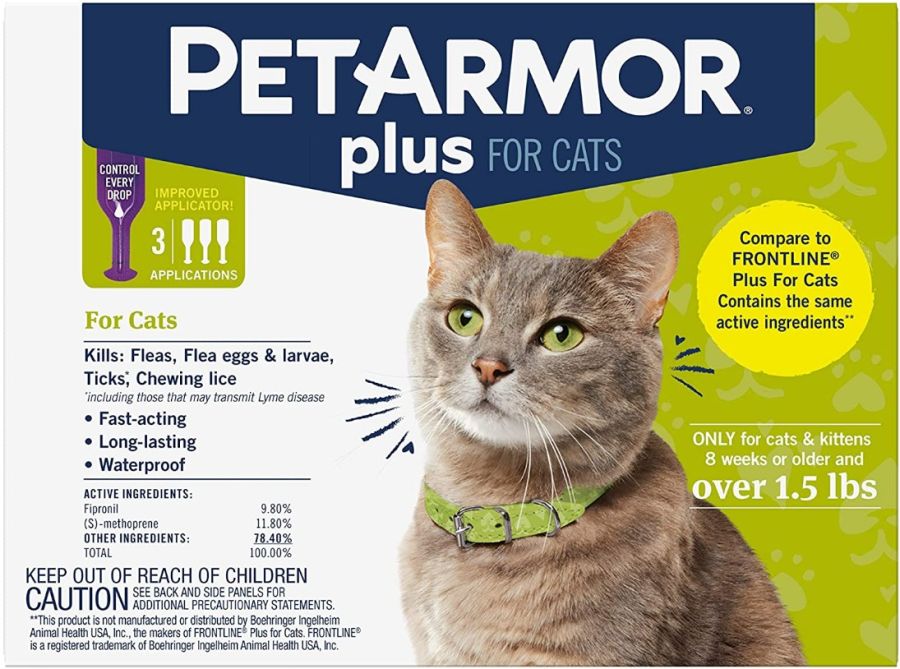 PetArmor Plus Flea and Tick Treatment for Cats