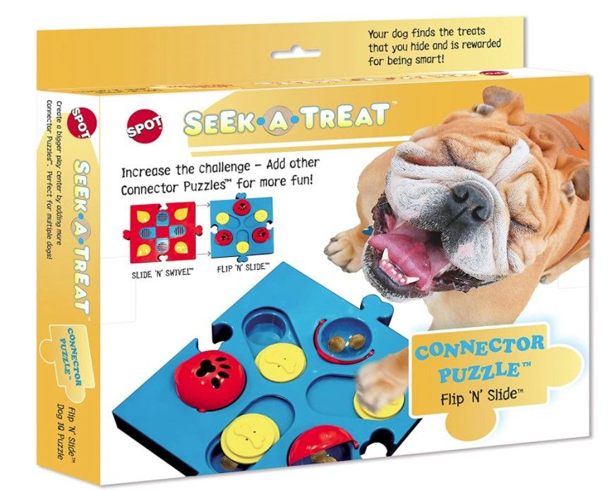 Dog Puzzle Toys Interactive Treat Toy Food Dispenser JOSMAX Robot