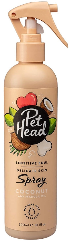 Pet Head Sensitive Soul Delicate Skin Spray for Dogs Coconut with Marula Oil