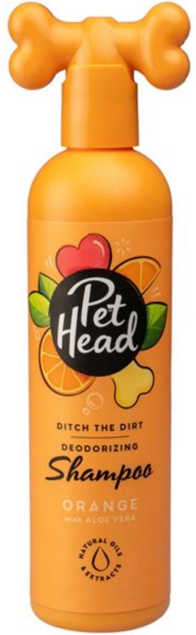 Pet Head Ditch the Dirt Deodorizing Shampoo for Dogs Orange with Aloe Vera