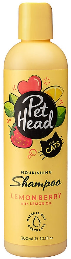 Pet Head Nourishing Shampoo for Cats Lemonberry with Lemon Oil