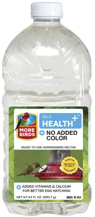 More Birds Health Plus Ready To Use Hummingbird Nectar Clear