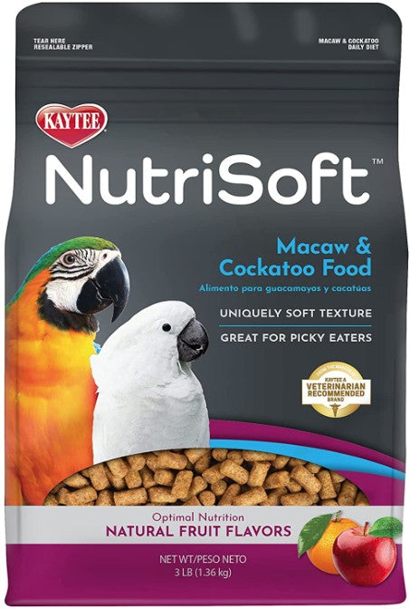 Kaytee NutriSoft Macaw and Cockatoo Food