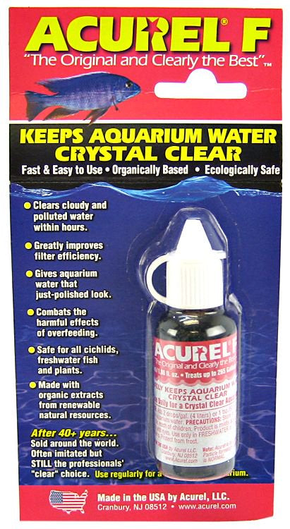 Acurel F Keeps Aquarium Water Crystal Clear