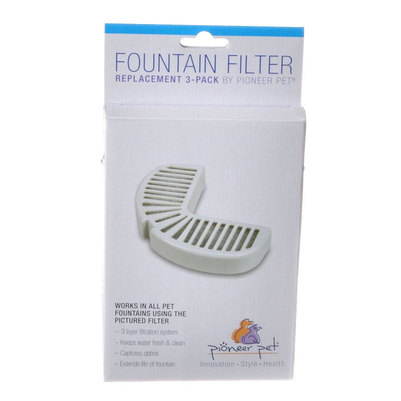 Pioneer Pet Replacement Filters for Stainless Steel and Ceramic Fountains
