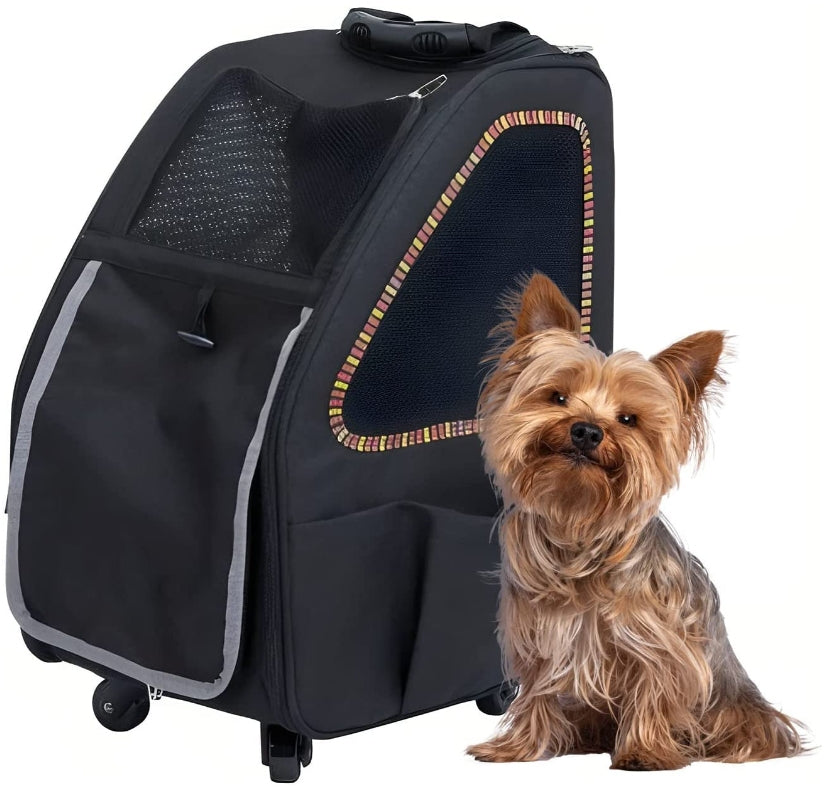 Petique 5-in-1 Pet Carrier for Dogs Cats and Small Animals